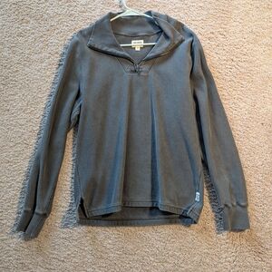 Todd Snyder Charcoal Quarter-Zip Sweater